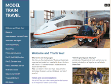 Tablet Screenshot of modeltraintravel.com